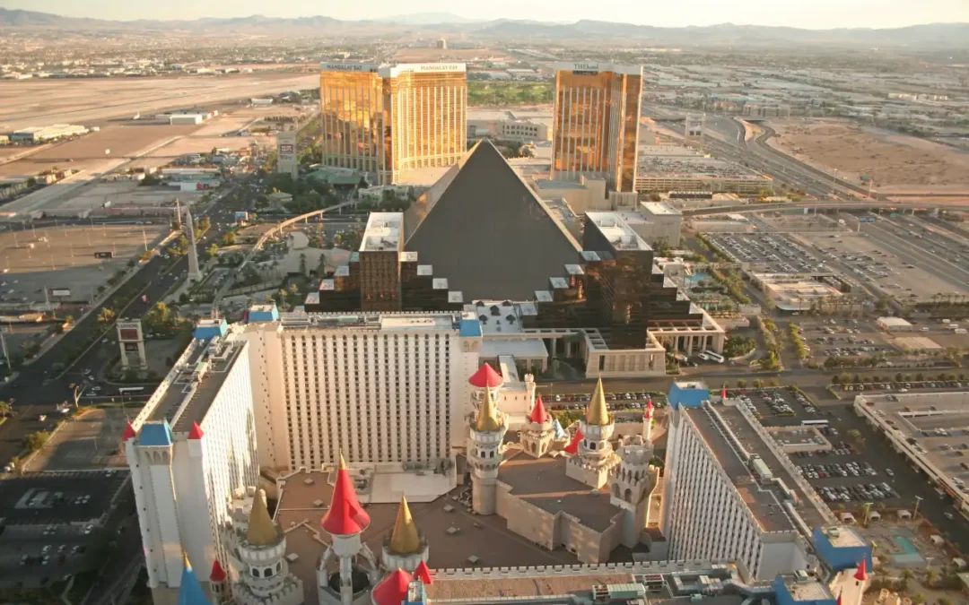 Las Vegas Strip Aerial View